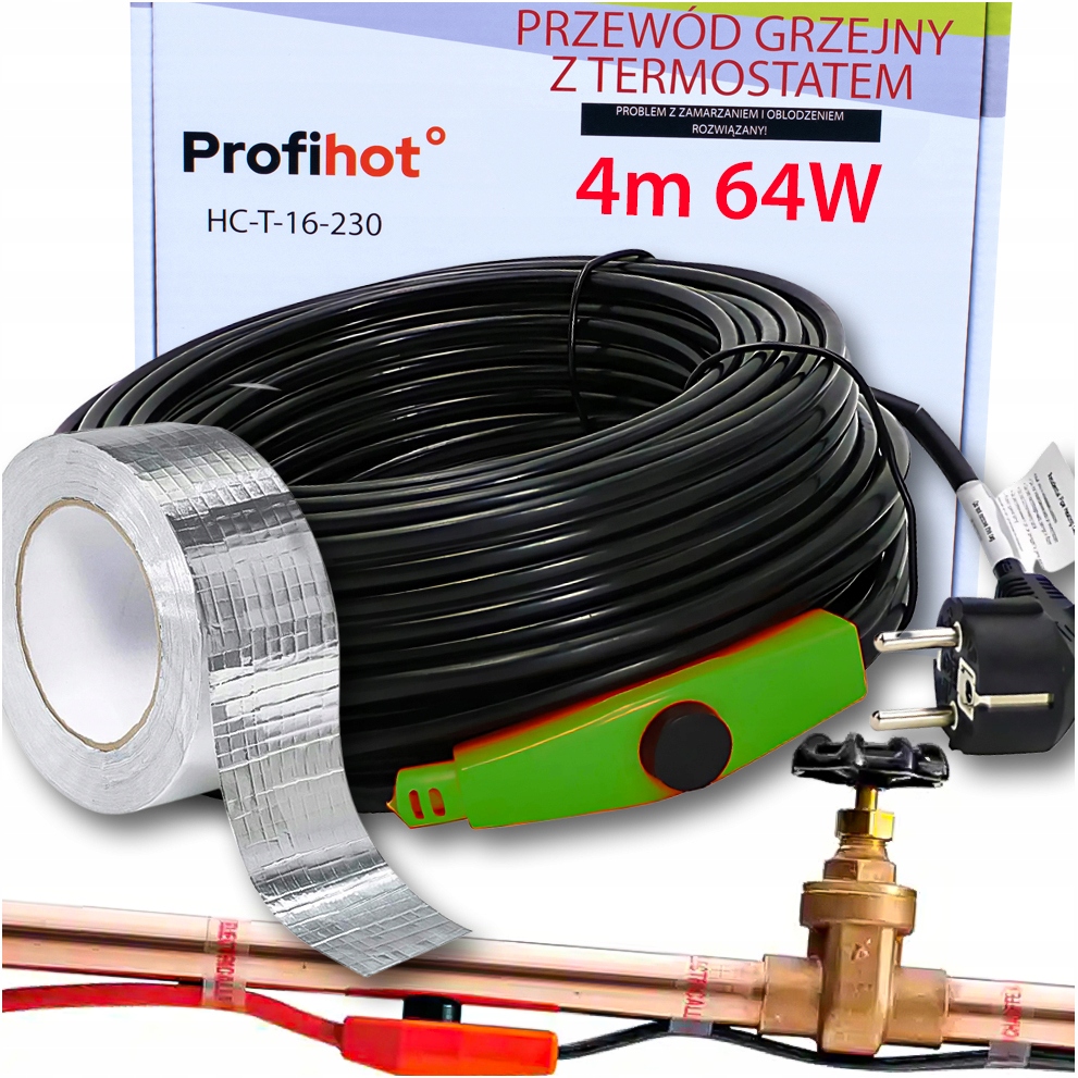 ProfiHOT vykurovací kábel 4 m 64 W